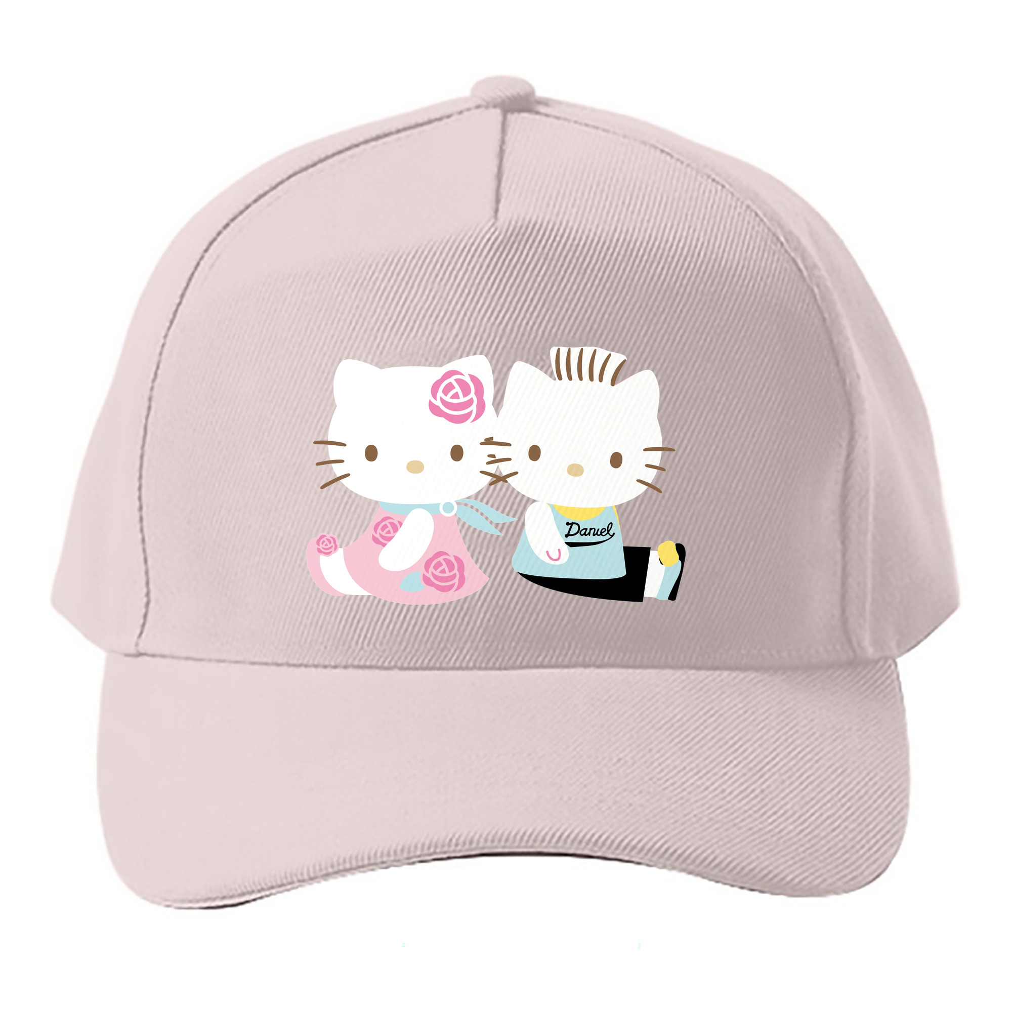 （画像用） Hello Kitty ハローキティ ベースボールキャップ 綿100％ 男女兼用 帽子 スポーツ